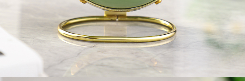 跨境热卖 创意闹钟圆环底座复古床头座钟静音带夜灯学生风闹钟详情14