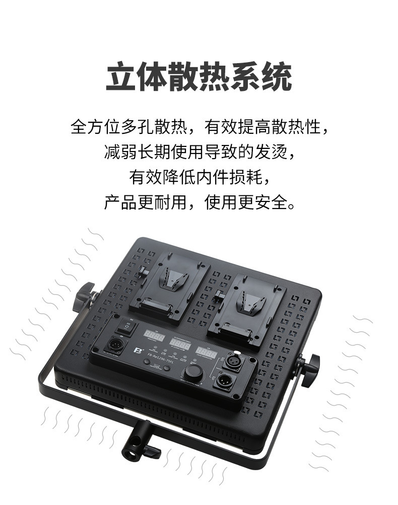 Fengbiao Re1296 Photography light, fill light, studio shooting lighting, professional film and television light, video soft light pic 18