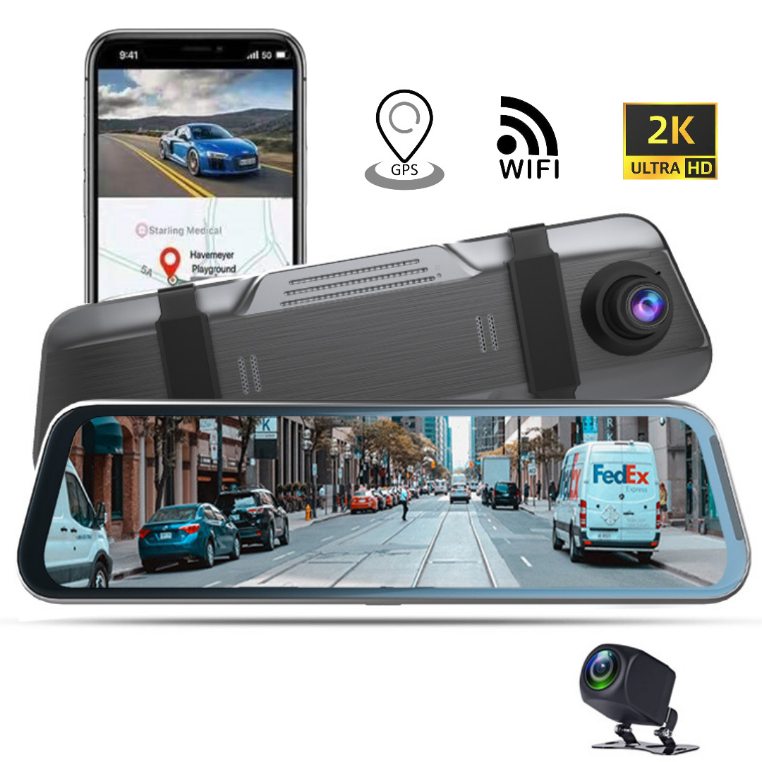 高清前后1080P双录行车记录仪GPS轨迹无线WiFi星光夜视详情8