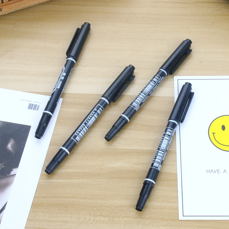 Wholesale of new creative double-headed marker pens, small double-headed outlining pens, marking pens, CD pens and outline pens from Japan and South Korea pic 3