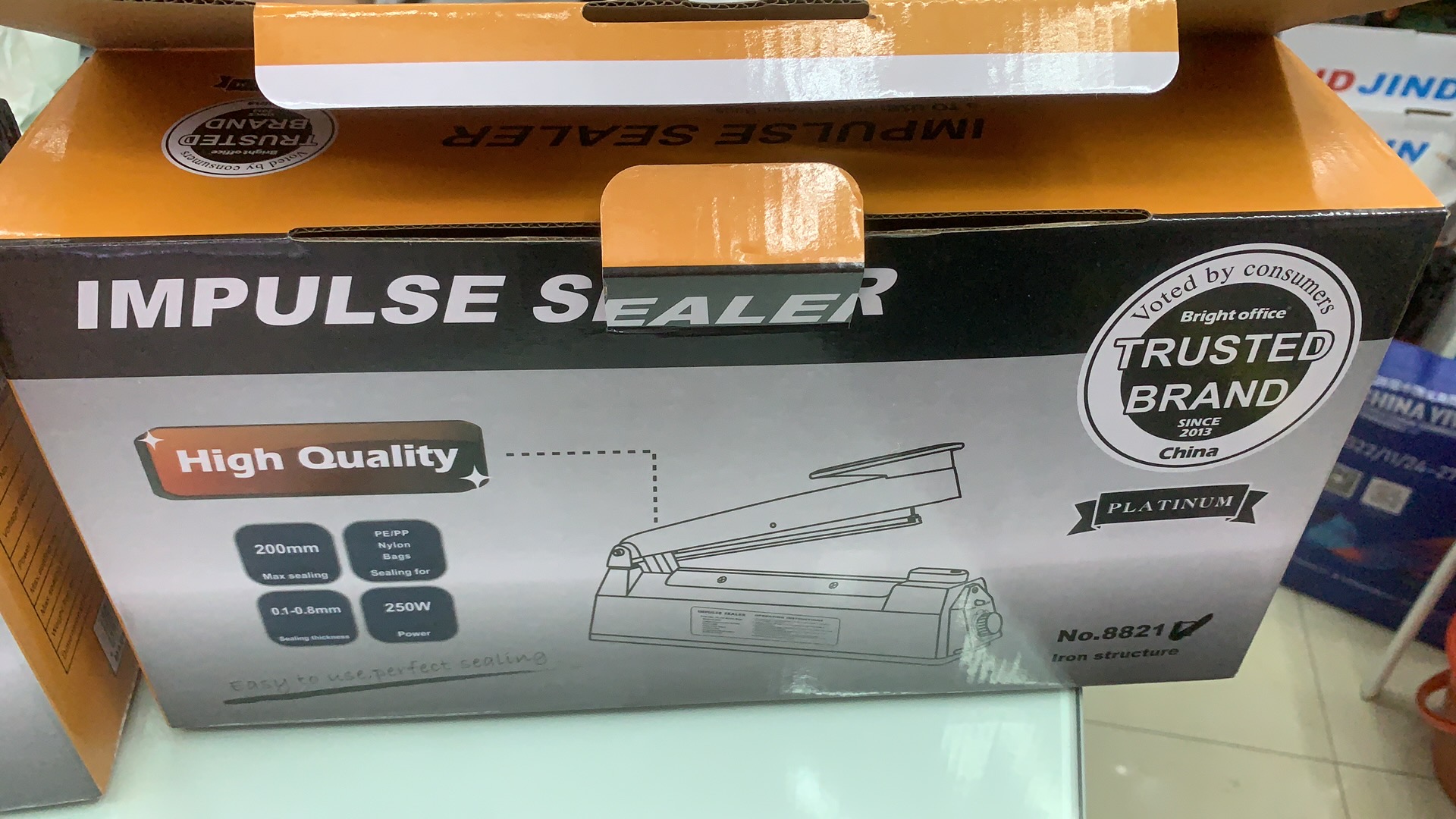 200型手压封口机小型塑封机塑料薄膜封包机塑料袋包装机 铁壳详情17