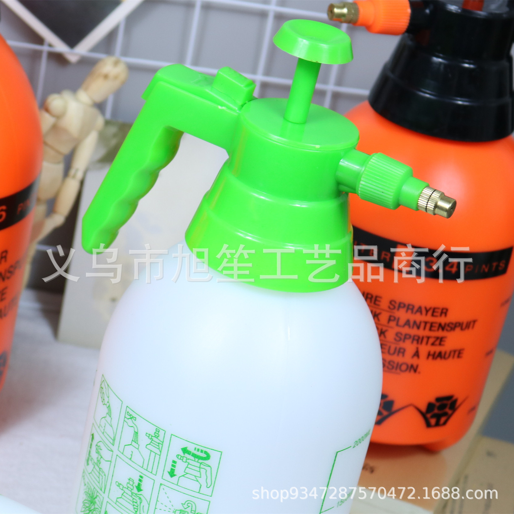 压力喷壶加厚高压园艺喷壶喷雾消毒气压式喷水壶洗车家用浇花详情3