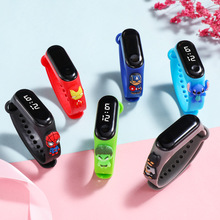 Ins-style illuminated watches, personalized Harajuku Korean version, fashionable and trendy LED fluorescent couple watches for boys, girls, primary and secondary school students pic 1