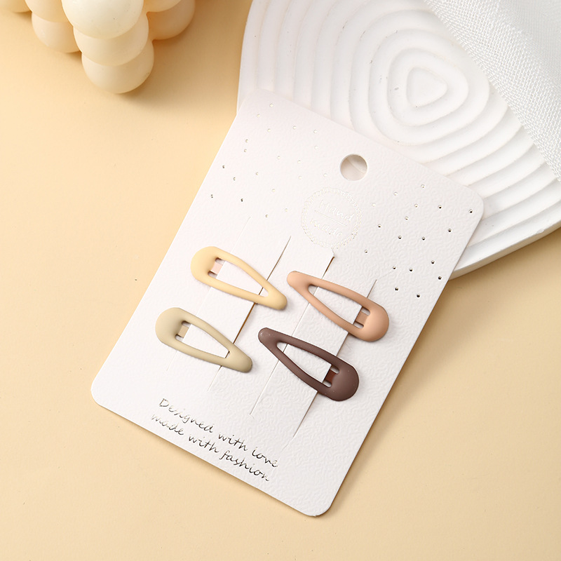 春夏款奶咖系儿童发夹小女孩后脑勺碎发bb夹刘海夹侧边发卡现货详情10