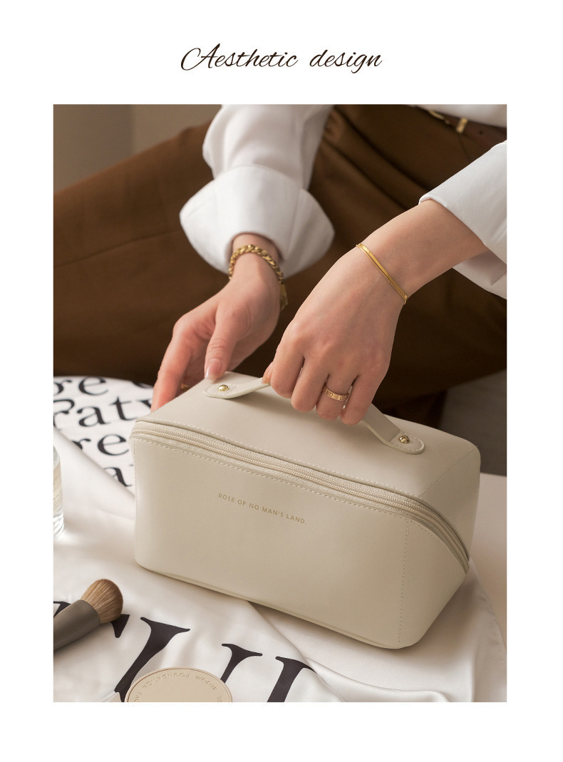 PU手提防水多功能化妆包便携大容量化妆品高颜值洗漱包旅行收纳包详情32