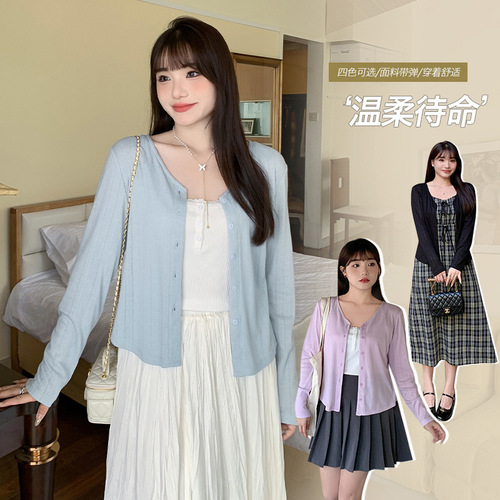 Light French style shoulder polka dot mesh patchwork top for plump girls, large size, slimming, versatile short-sleeved shirt 65378 pic 3