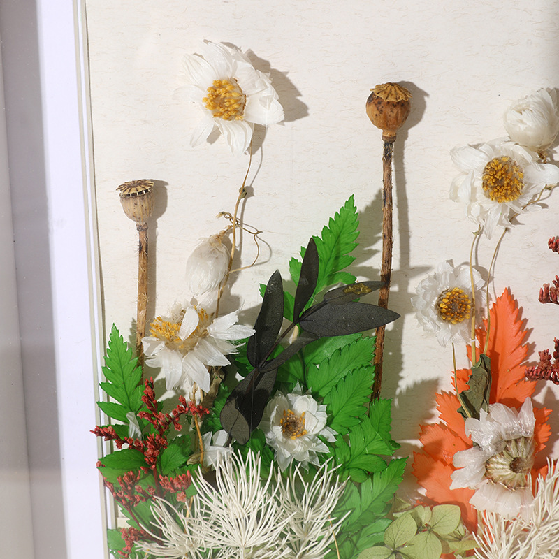 永生花相框玫瑰花满天星苔藓家居摆件情人节圣诞节母亲节生日礼物详情12