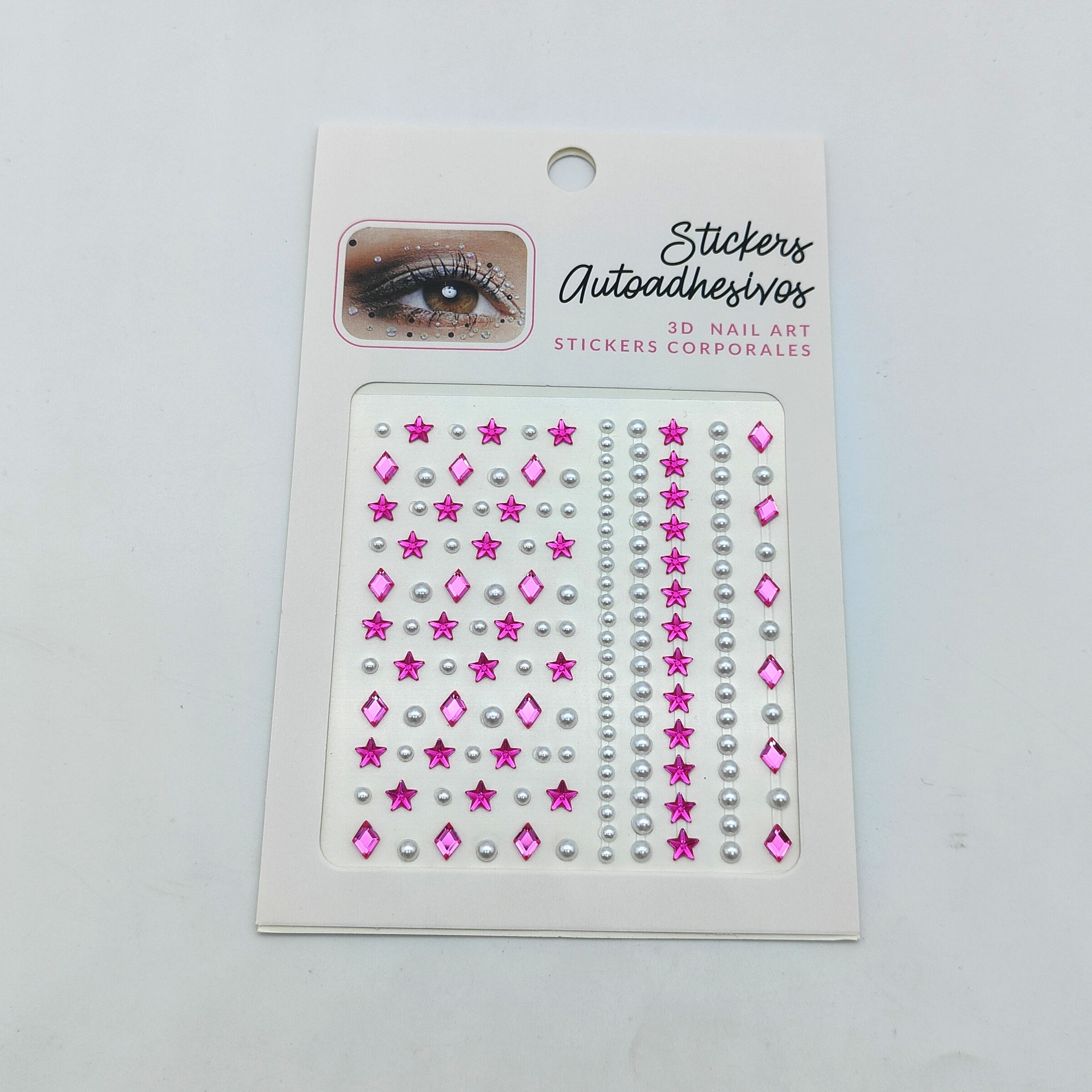 眼妆贴眼部钻贴面部装饰珍珠眼妆饰品儿童舞台水钻贴现货批发详情9