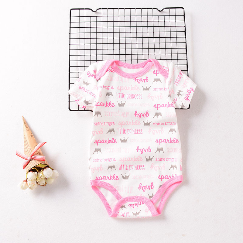 Summer 2021 new long-sleeved and short-sleeved crawling suits for infants and children aged 0-1, cartoon crawling suits, foreign trade miscellaneous styles, long-sleeved and short-sleeved crawling suits pic 29