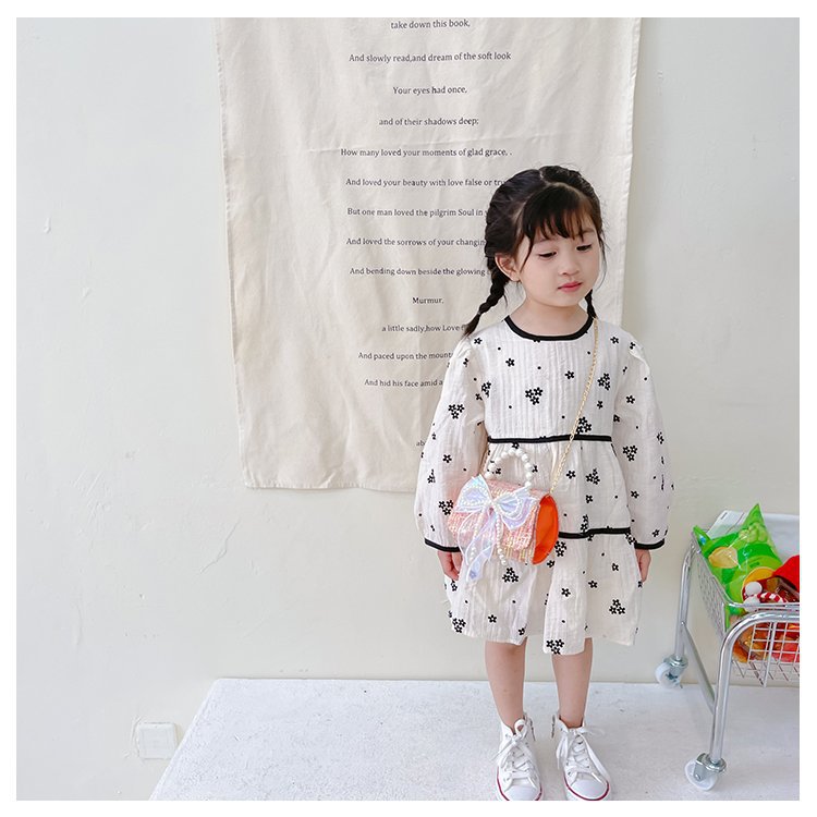 可爱女童斜挎包小香风时尚儿童手提斜背包包公主淑女珍珠包单肩包详情47