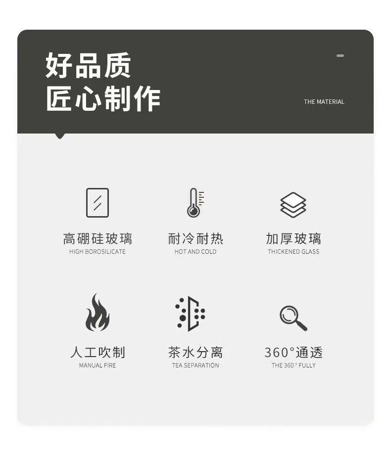 高硼硅玻璃绿茶壶家用泡茶壶日式花茶泡茶茶具耐高温加厚雨润壶详情13