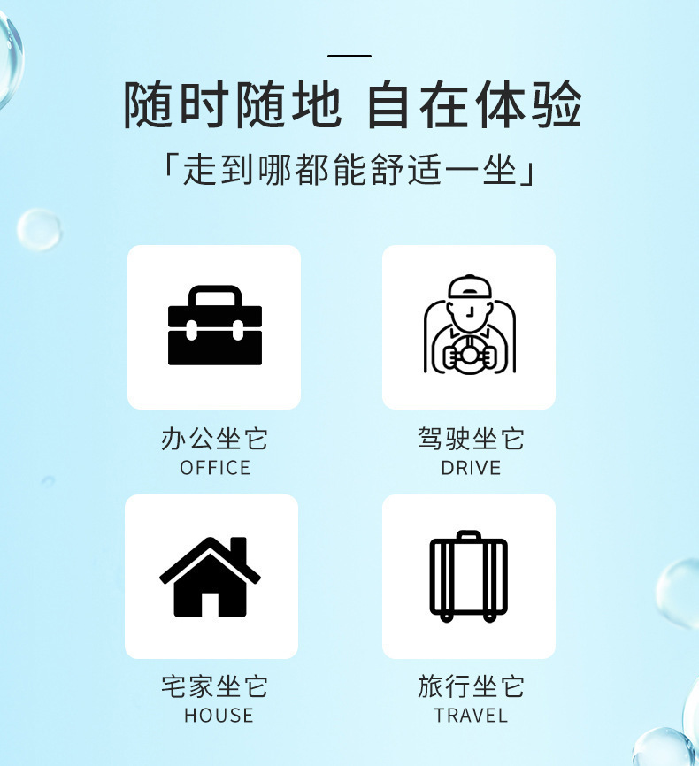 Egg seat cushion, summer honeycomb gel seat cushion, silicone seat cushion, car double-layer square ice cushion, cool, breathable and comfortable pic 2