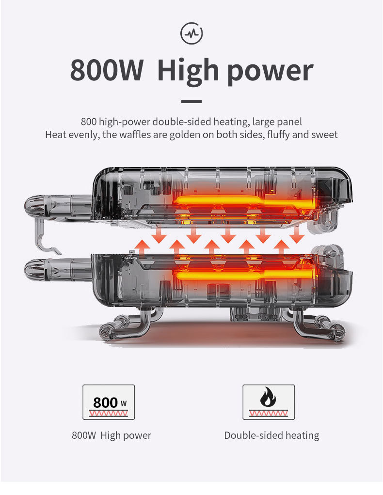 SOKANY140 Sandwich Machine, an 8-in-1 detachable plate cake, nut doughnut and waffle machine for foreign trade pic 9