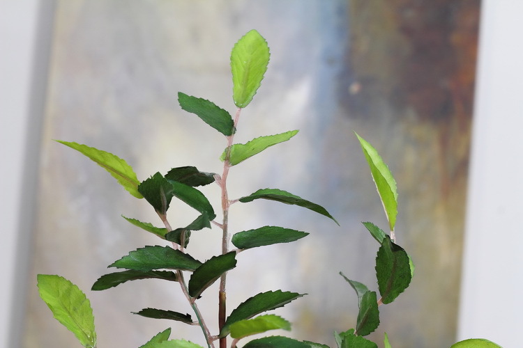 Dongli Factory direct sales, wholesale of olive leaf branches, artificial leaves, artificial leaves, Ins-style interior decoration, flower arrangement plants, wall accessories, artificial green plants pic 12