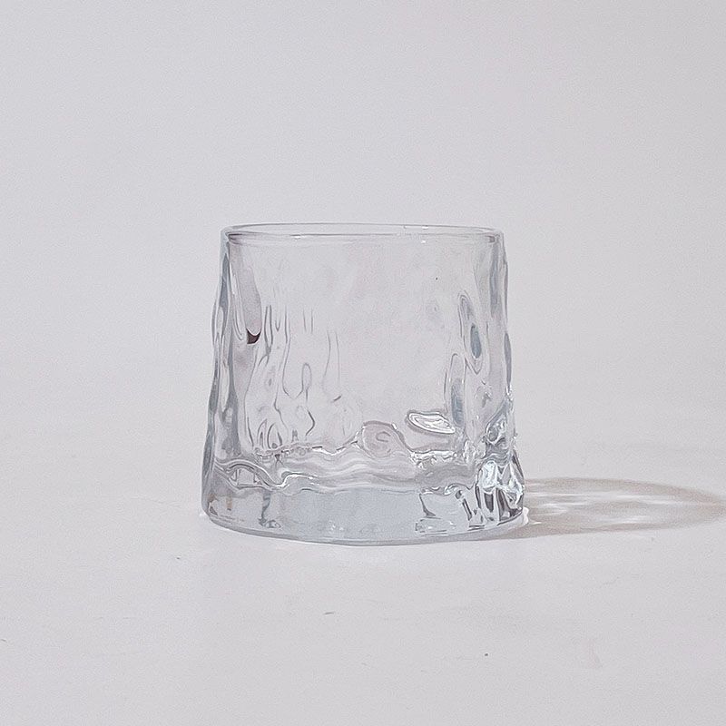 高颜值玻璃杯新款平底转转杯威士忌洋酒啤酒杯家用泡茶杯批发详情6