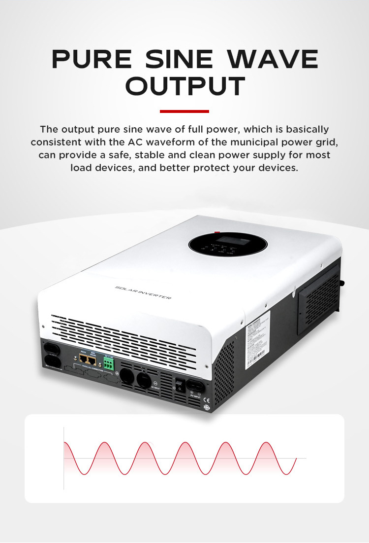 The Liqun solar reverse control integrated machine with a power of 6.2kw is equipped with an mppt solar controller and a hybrid control inverter pic 6