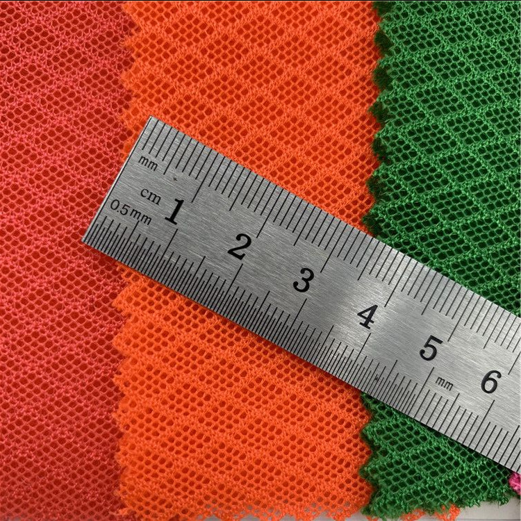 现货供应 特殊三明治网眼布 菱形透气夹层网眼布 箱包网 鞋材网布详情5