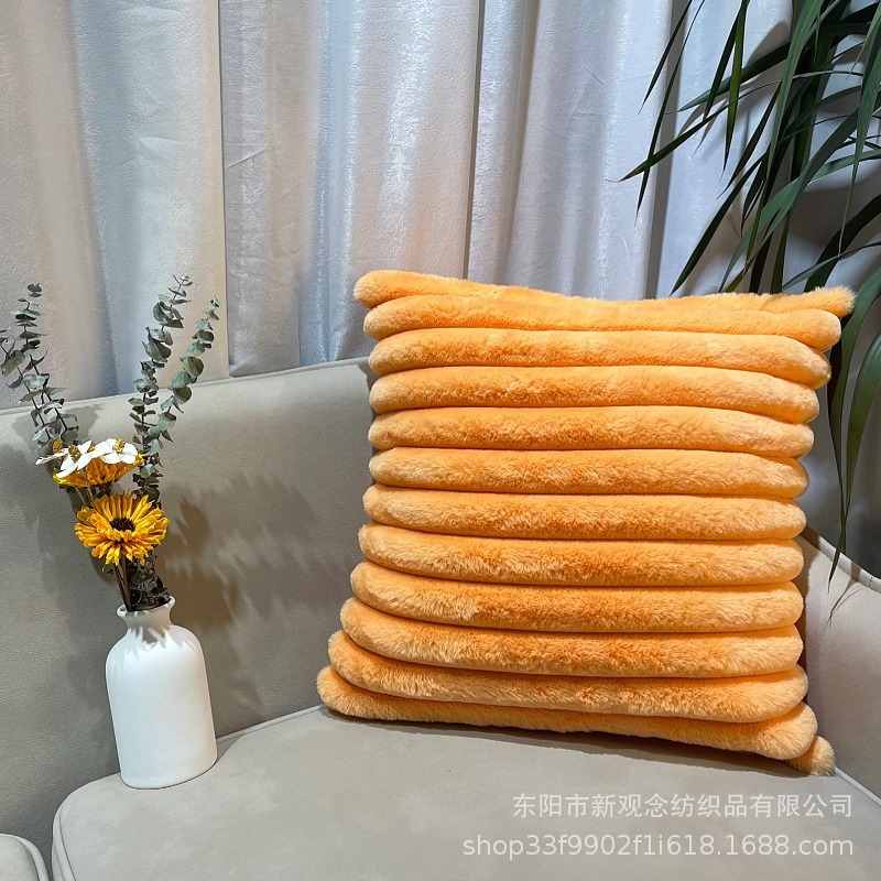 New plain short plush cushion cover, corn kernel pillow cover, short plush cushion, red pillow cover wholesale pic 16