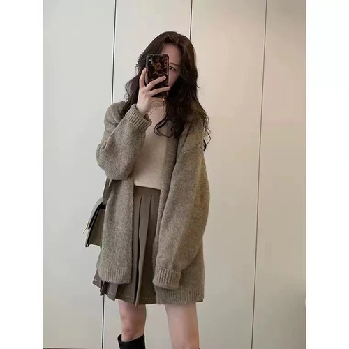 法式半高领中长款纯色内搭毛衣针织连衣裙女秋冬简约显瘦打底裙子详情10