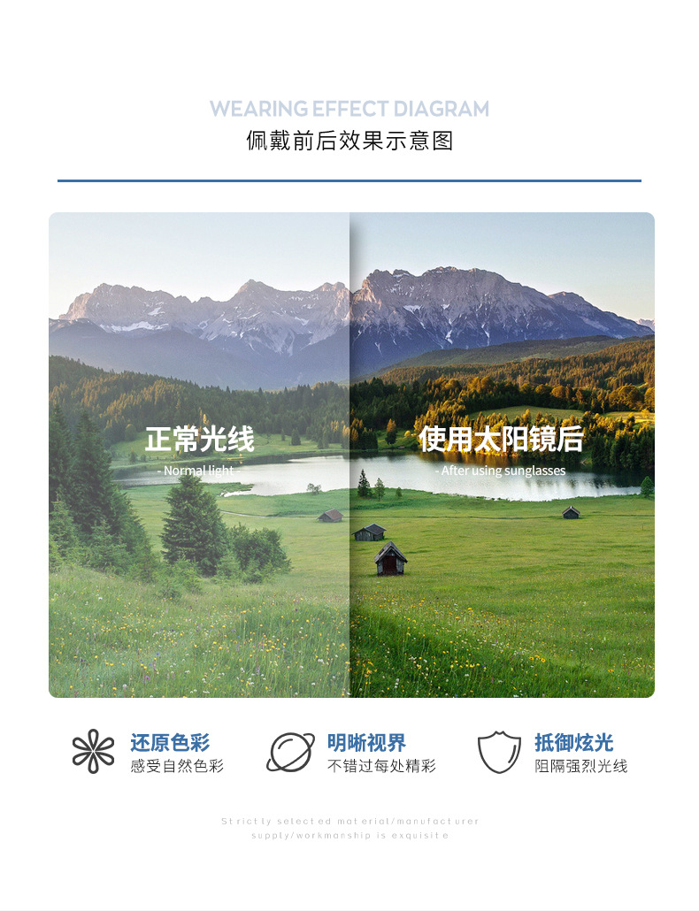 2023新款D字母墨镜男女时尚大框太阳眼镜防紫外线高级感眼镜详情12