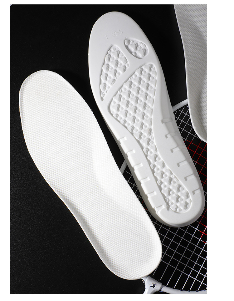 PU soft and elastic massage shock-absorbing sports insoles, anti-slip, wear-resistant, sweat-absorbing, breathable, soft and comfortable sports insoles wholesale pic 12