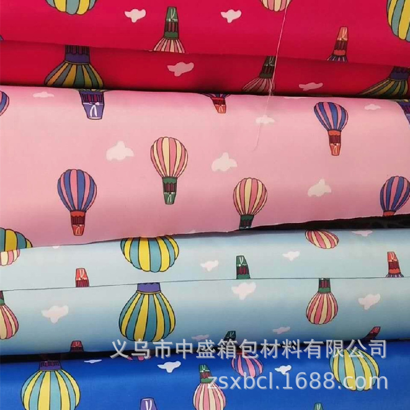 290 twill imitation nylon composite fabric coated pu with waterproof hot air balloon printing composite fabric pic 6