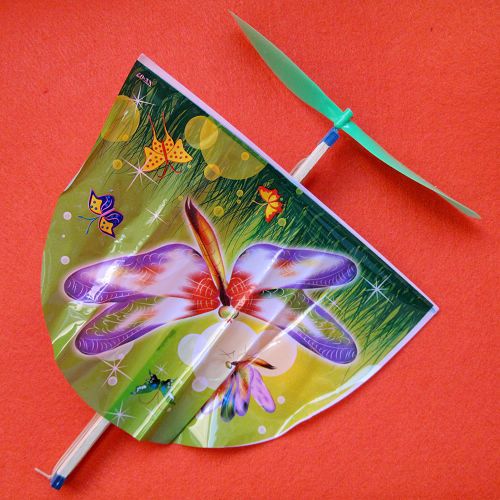 Rubber band power model flying fish, bamboo dragonfly, helicopter pic 10