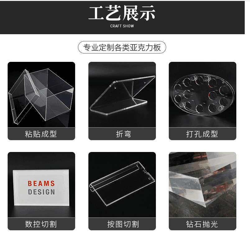 Acrylic sheet bending forming photo frame display stand bookshelf acrylic heat bending process based on provided drawings and samples pic 5