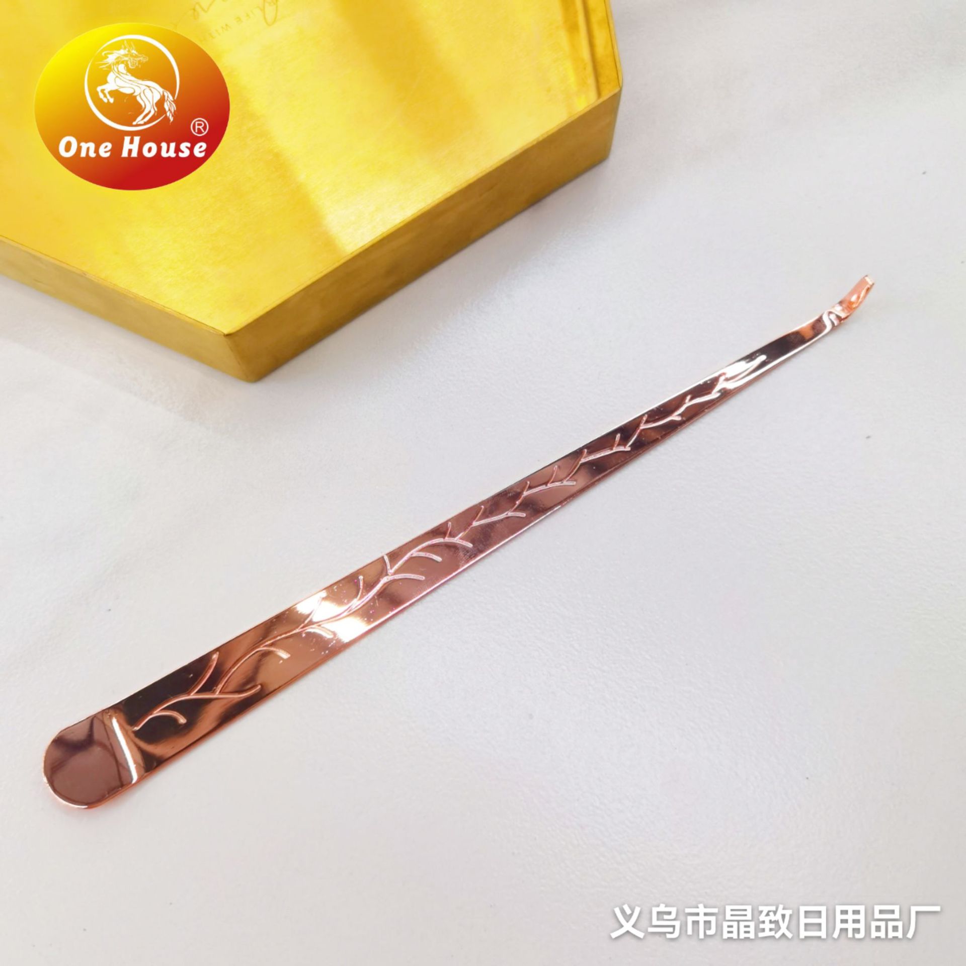 香薰蜡烛灭烛工具套装金属灭烛剪灭烛罩灭烛钩托盘点火器详情5