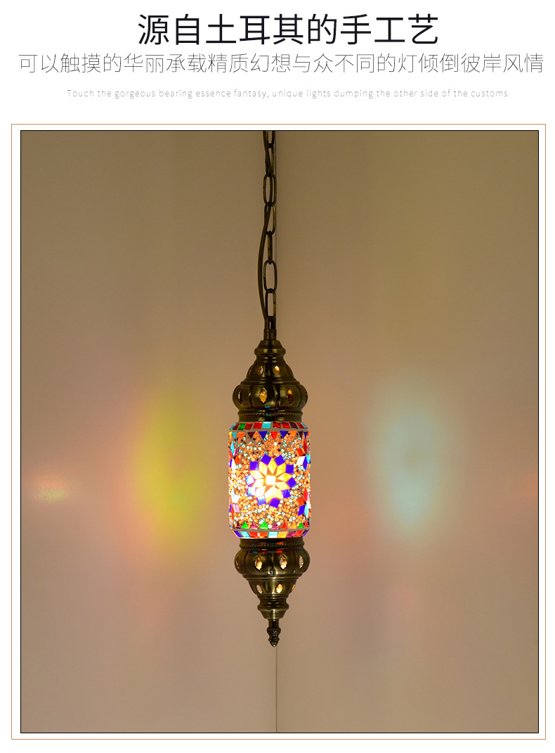 Wholesale of Qianlian Decorative chandeliers, European and American personalized and creative glass chandeliers for restaurants, bars, coffee shops, corridors and passageways pic 13