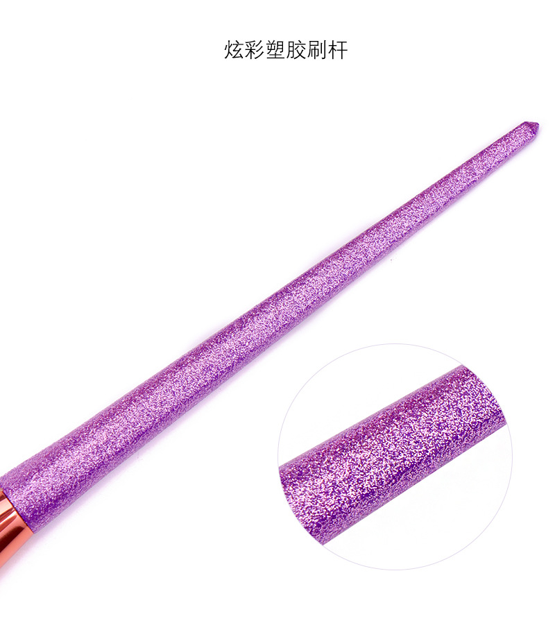 Single set of dazzling matte makeup brush, Starry powder blush brush, Amazon AliExpress cross-border trade stock shanilak pic 5