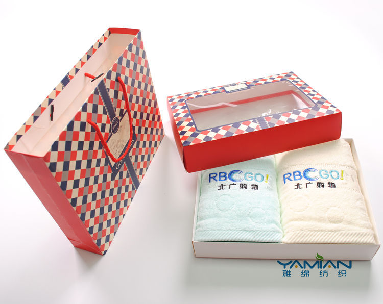 Pure cotton absorbent towel advertising gift towel, 100g available, enterprise LOGO and exquisite packaging, in stock, 4 colors pic 46