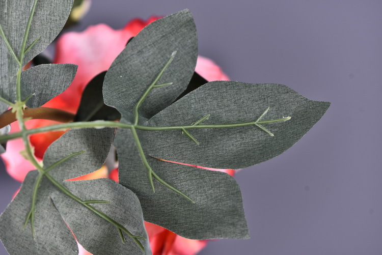 Factory direct sales of 2 simulated peonies, retro charred edge simulated peonies, soft decoration floral art for living rooms, lobbies and homestays pic 47