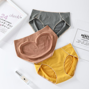 Seamless underwear for women, antibacterial ice silk, one-piece low-waist breathable and sexy triangle pants, summer sports, Japanese style for women pic 6