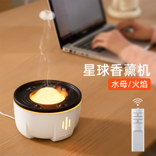 厂家批发新款400ml木纹香薰加湿器 家用扩香机芳香器花瓣加香机批详情4