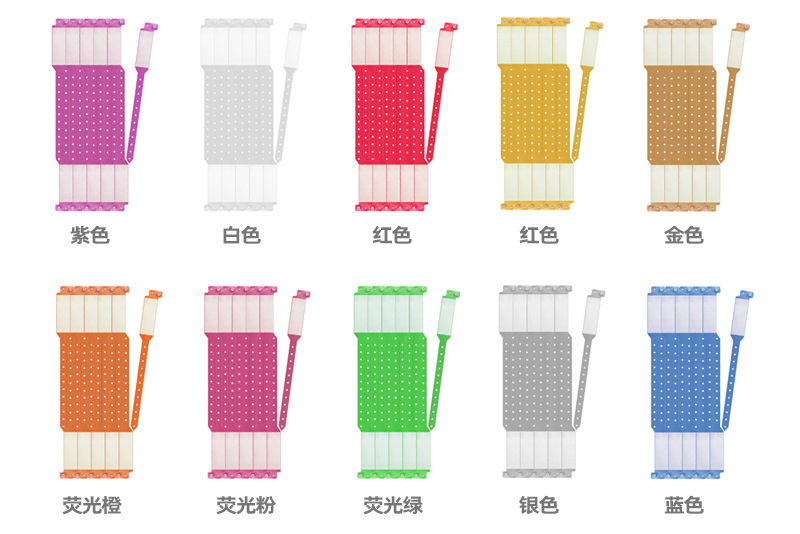 Disposable high-quality PVC medical wristband, waterproof and alcohol-proof for adults and children, medical identity recognition pic 6