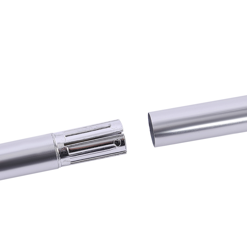 Wholesale of stainless steel bath curtain rods, round head arc-shaped bath curtain telescopic rods without drilling, bathroom curtain load-bearing support rods pic 6