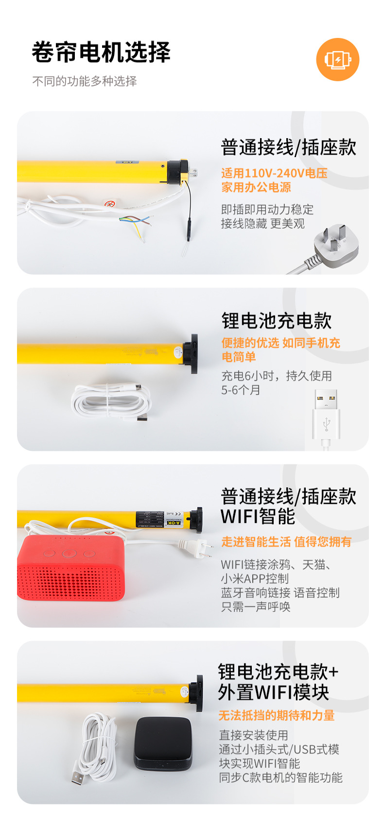 Overseas exclusive supply of electric soft gauze roller blinds, fully blackout double-layer Venetian blinds, Bluetooth remote control lifting electric zebra blinds pic 8