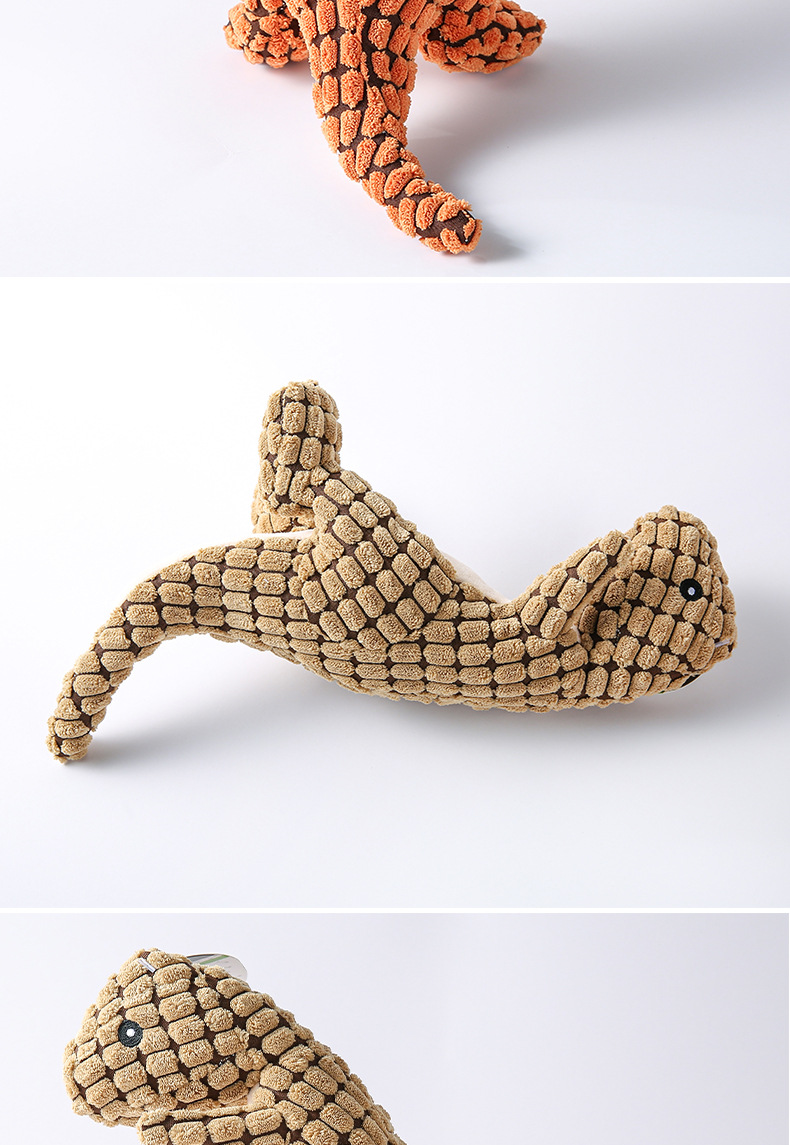 Cross-camera pet plush toys, dinosaur durable, teething, vocal dog, golden Retriever, Labrador toys, Amazon pic 22