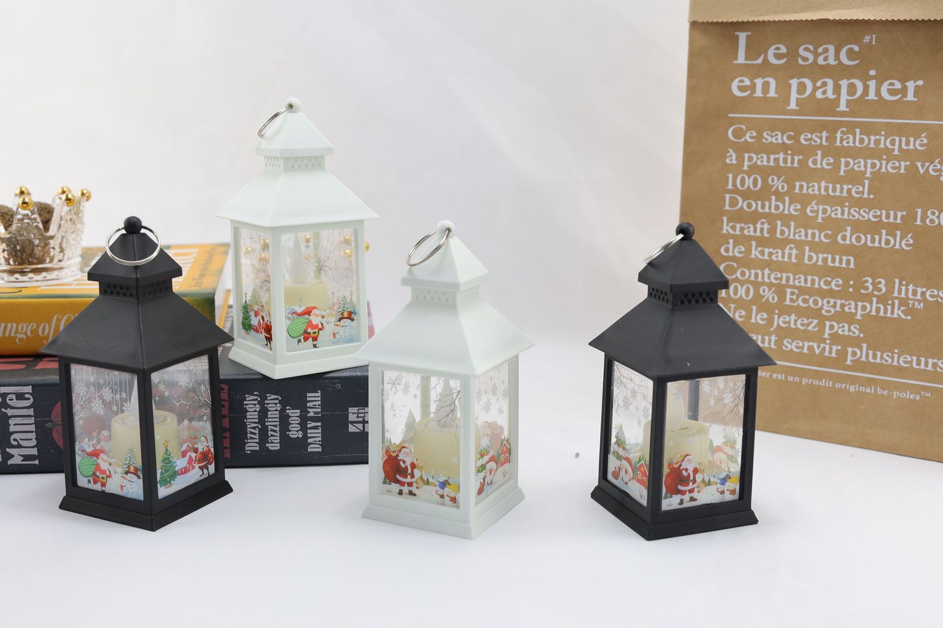 Square wind lamps, Christmas decorative led small table lamps, decorative handicrafts and ornaments pic 8
