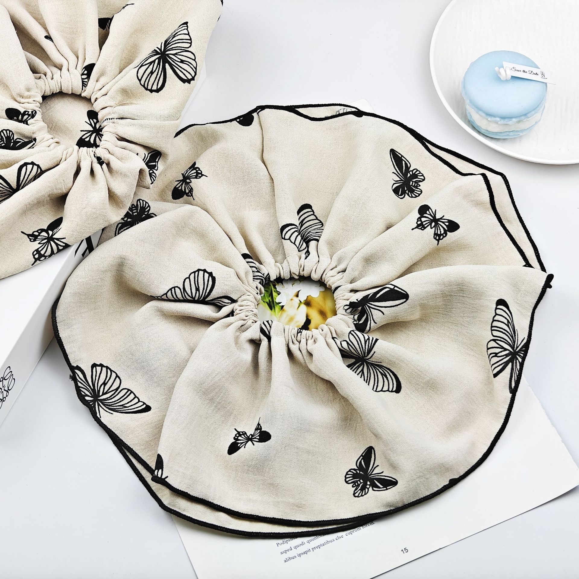 Korean-style large intestine hair band for women, high-end look, high appearance level, ins school style hair band, sweet style, fashionable rubber band hair accessory pic 48