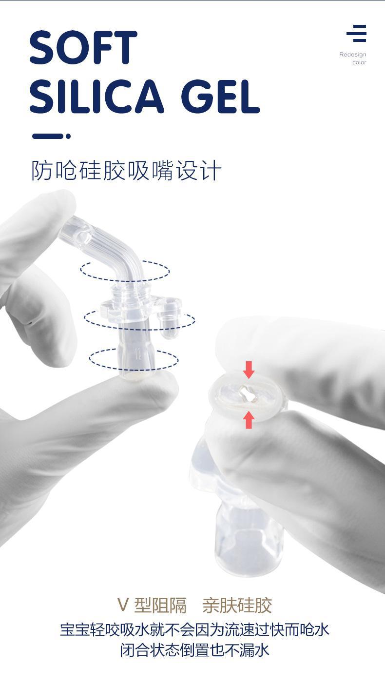 新款儿童卡通保温杯 316不锈钢学生保温壶创意双盖带吸管水杯批发详情5