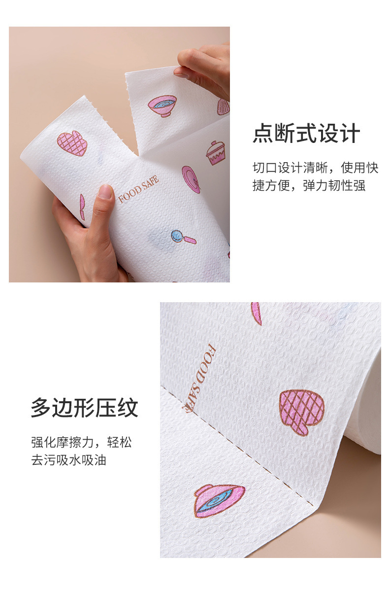 懒人抹布干湿两用家用清洁厨房用纸一次性洗碗布吸水不沾油专用纸详情19