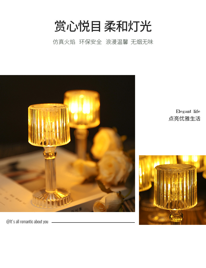 Factory wholesale creative small table lamps, mini night lights, LED ambient lights, wedding, Christmas and Halloween decorative items pic 2
