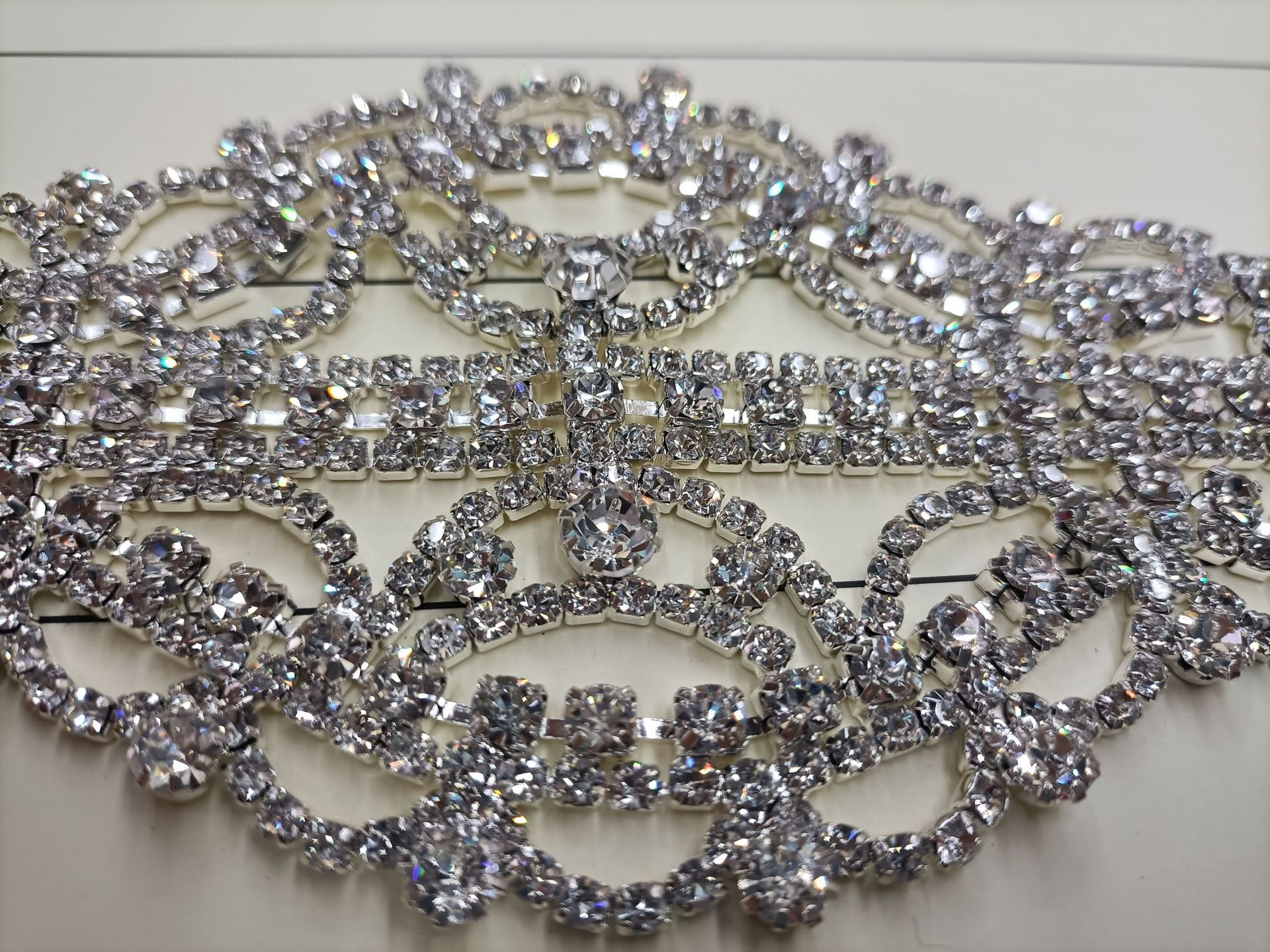 New hand-sewn diamond jewelry accessories, wedding dress accessories, belt decorations, DIY handcrafted materials, rhinestone decals pic 11