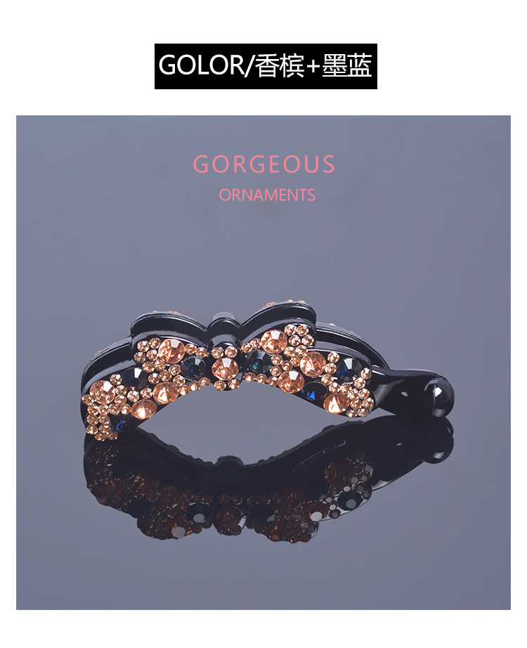 New Korean exquisite and simple banana clip ponytail hair clip, twist clip, back of the head hair clip, vertical clip, feminine top clip pic 6