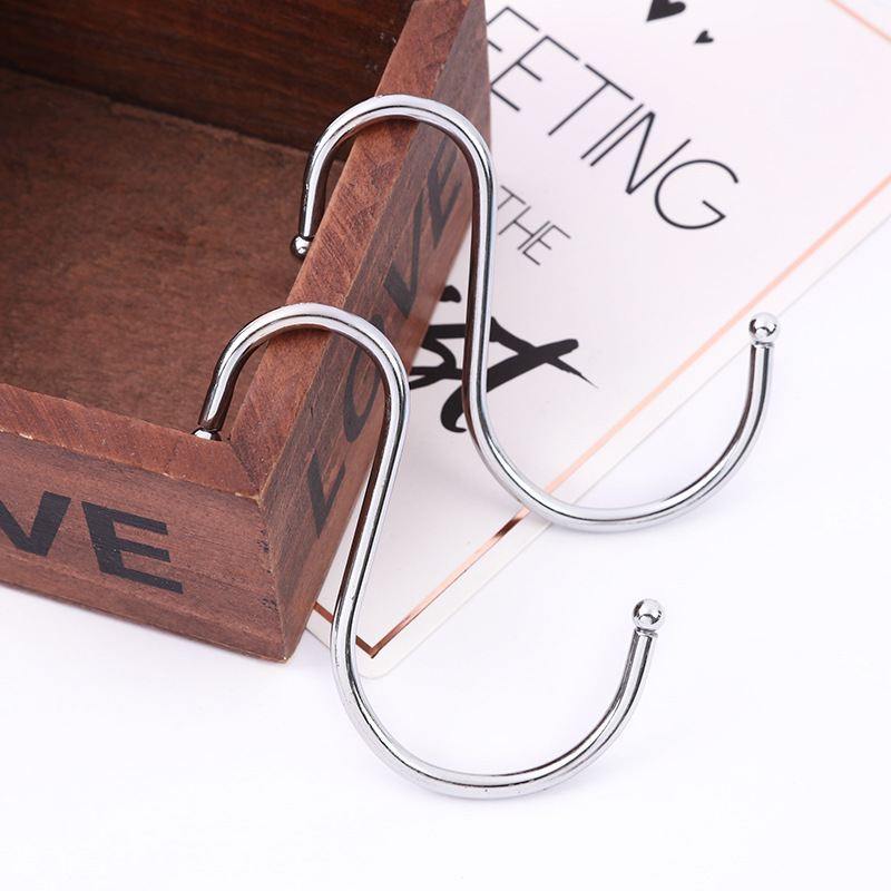 Factory direct sales of new multi-functional S-hook metal hooks, vacuum-formed 4-piece sets, wholesale 2-yuan supply pic 5
