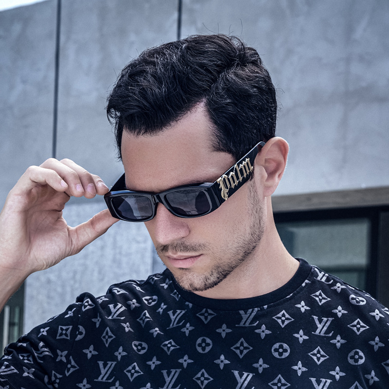 欧美个性小框墨镜女高级感跨境批发时尚宽镜腿太阳镜男款防紫外线详情20