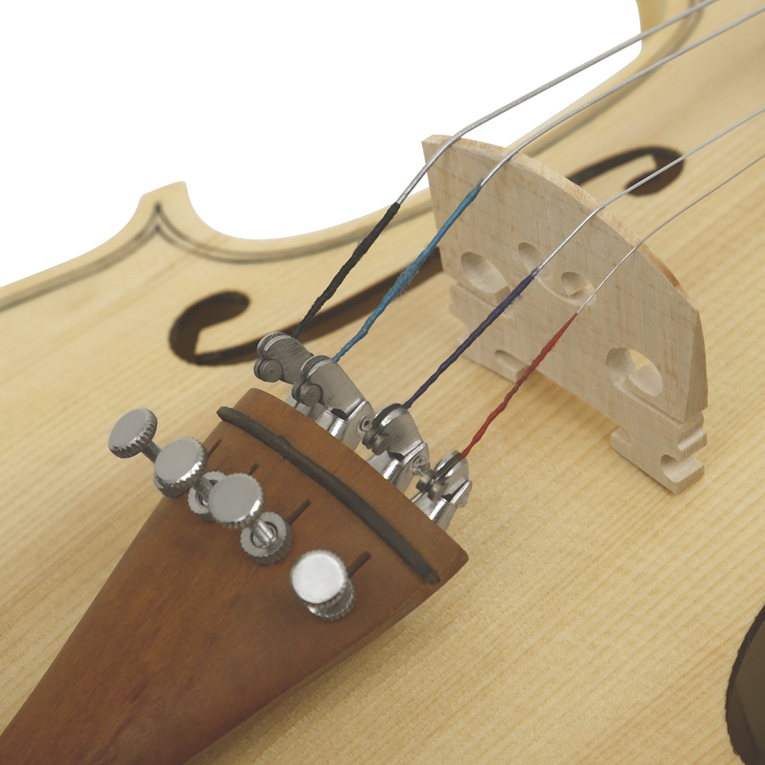 Hand-patterned spruce solid wood violin for students, children, beginners, adults playing tiger-patterned violins 4/4 pic 13