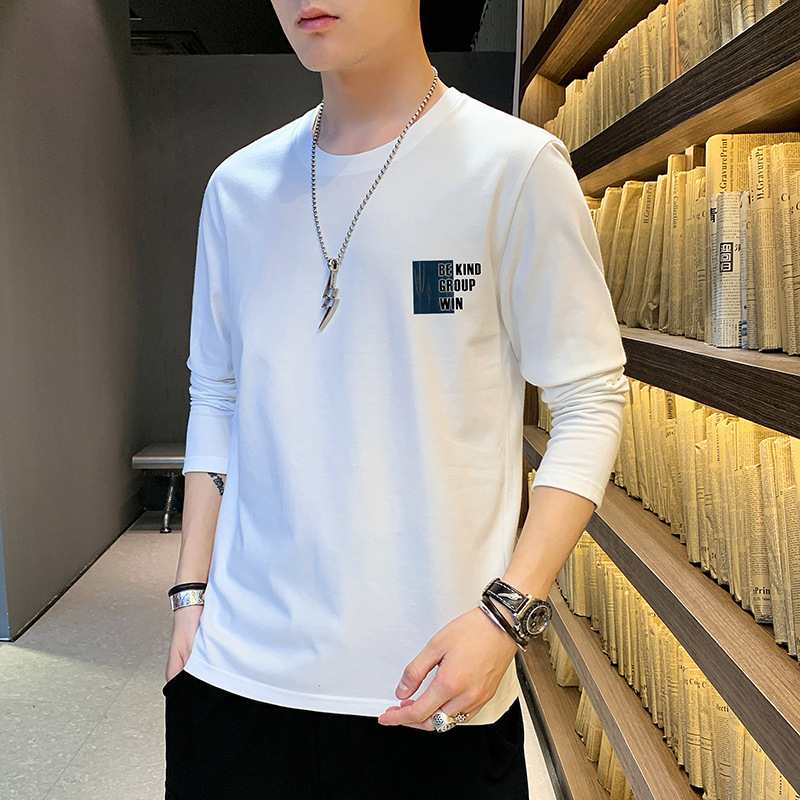 冬季新款加绒毛衣男士圆领青中年休闲时尚宽松针织毛衫打底衫男装详情4